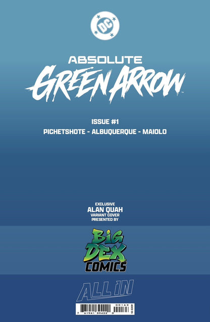 Absolute Green Arrow #1 ALAN QUAH Foil Virgin (Limited to 1000!) - FURYCOMIX