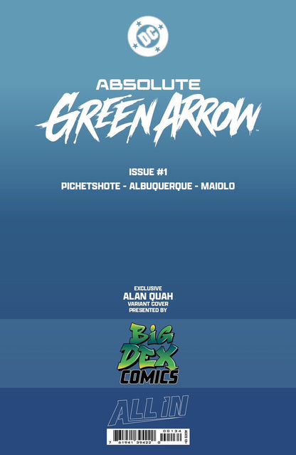Absolute Green Arrow #1 ALAN QUAH Trade Dress - FURYCOMIX
