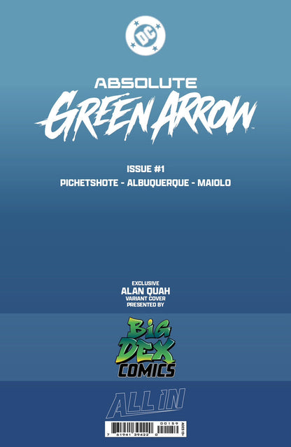 Absolute Green Arrow #1 ALAN QUAH Virgin Variant (Limited to 1000)