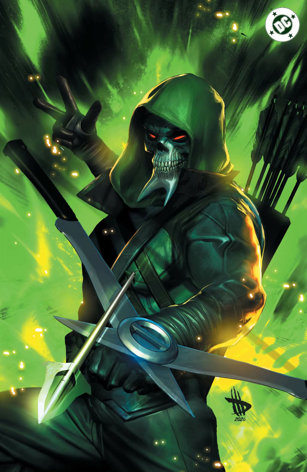 Absolute Green Arrow #1 DAVE WILKINS Big Dex Exclusive Spot Foil Virgin