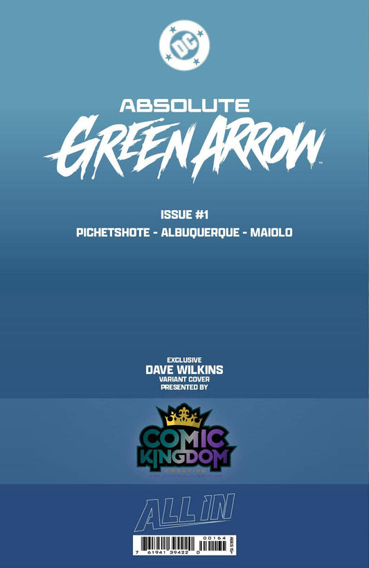 Absolute Green Arrow #1 DAVE WILKINS Big Dex Exclusive Trade Dress - FURYCOMIX