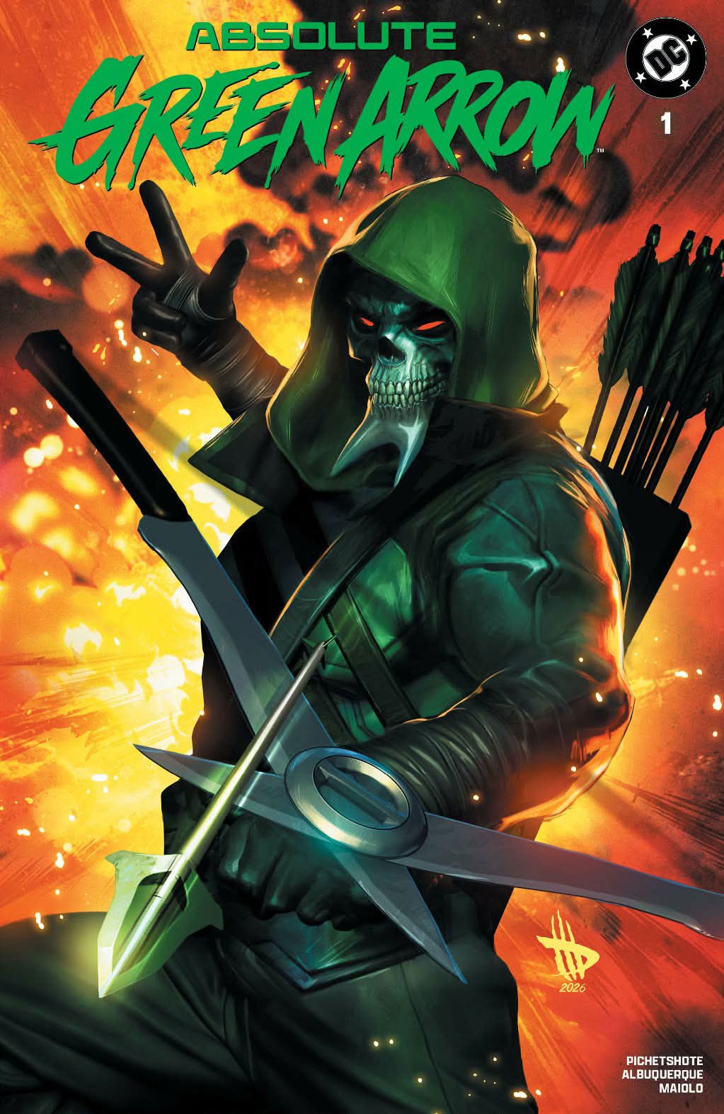 Absolute Green Arrow #1 DAVE WILKINS Big Dex Exclusive Trade Dress - FURYCOMIX