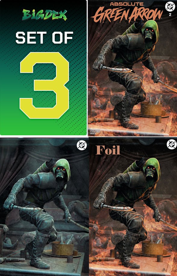 Absolute Green Arrow #2 BJORN BARENDS HeroesCon Exclusive - Set of 3 - FURYCOMIX