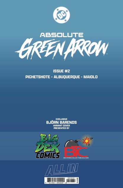 Absolute Green Arrow #2 BJORN BARENDS HeroesCon Exclusive - Set of 3 - FURYCOMIX