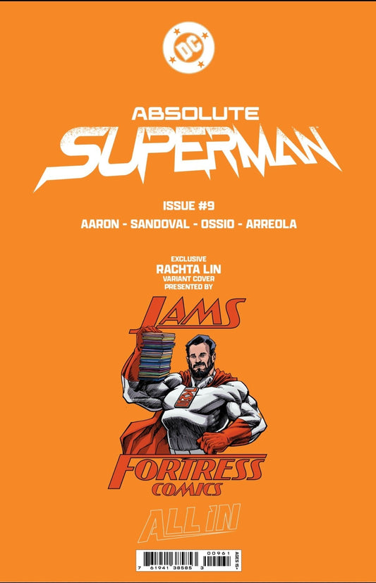 ABSOLUTE SUPERMAN 9 FOIL RACHTA LIN FOIL VARIANT, JAMS FORTRESS EXCLUSIVE - FURYCOMIX