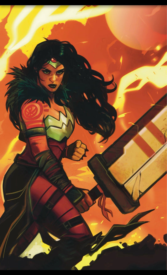 ABSOLUTE WONDER WOMAN  12 FOIL FRANCESCO TOMASELLI VIRGIN EXCLUSIVE - FURYCOMIX