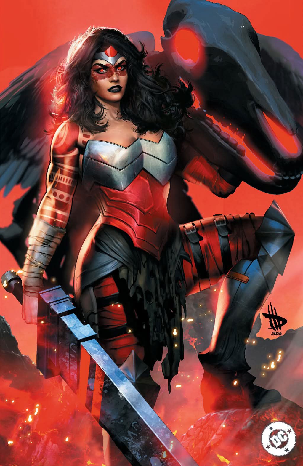 Absolute Wonder Woman #20 Dave Wilkins War Paint Virgin Variant Ltd 1000 - FURYCOMIX