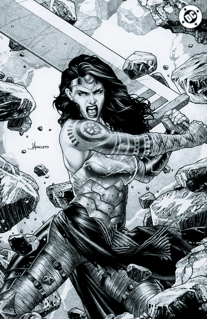 ABSOLUTE WONDER WOMAN 21 JAY ANACLETO EXCLUSIVE BW VIRGIN VAR (06/24/2026) - FURYCOMIX