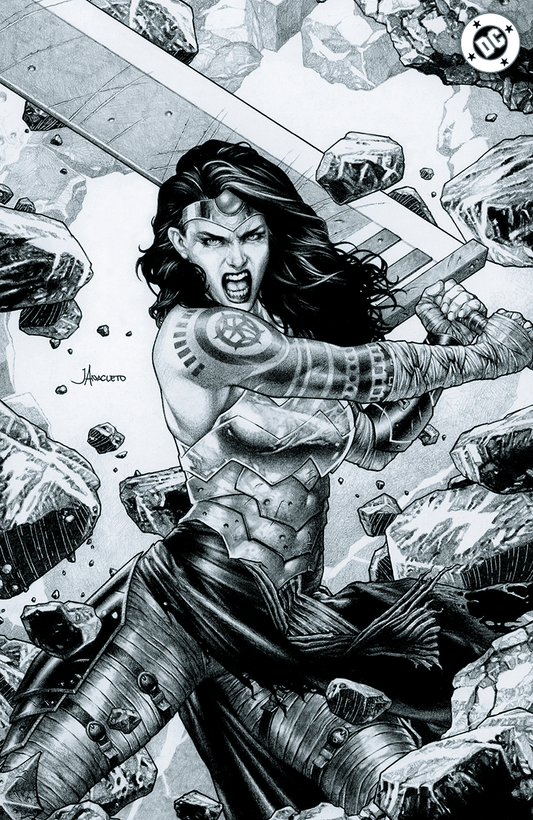 ABSOLUTE WONDER WOMAN 21 JAY ANACLETO EXCLUSIVE BW VIRGIN VAR (06/24/2026) - FURYCOMIX