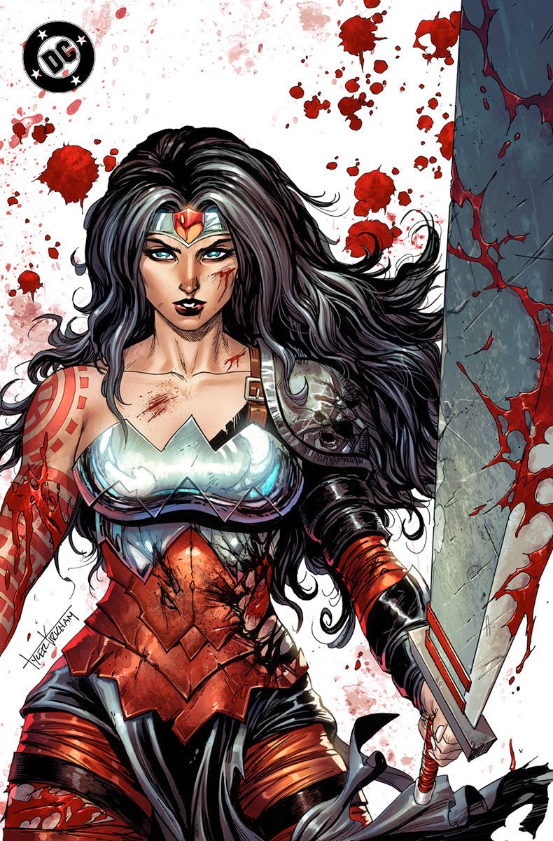 ABSOLUTE WONDER WOMAN 23 TYLER KIRKHAM BATTLE DAMAGED EXCLUSIVE VIRGIN VAR (08/26/2026) - FURYCOMIX