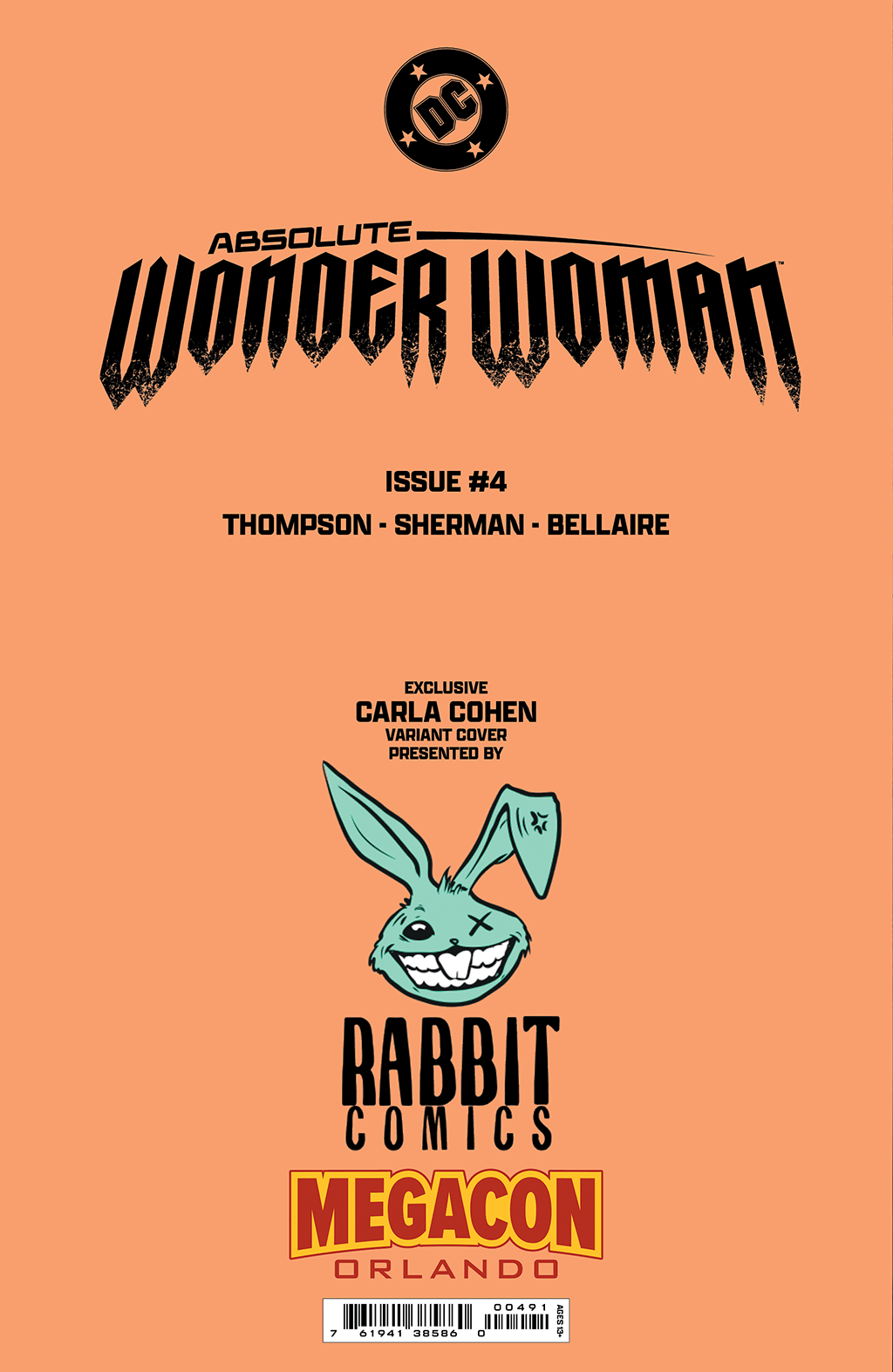 Absolute Wonder Woman 4 | Carla Cohen Megacon 2025 Foil Exclusive Variant - FURYCOMIX