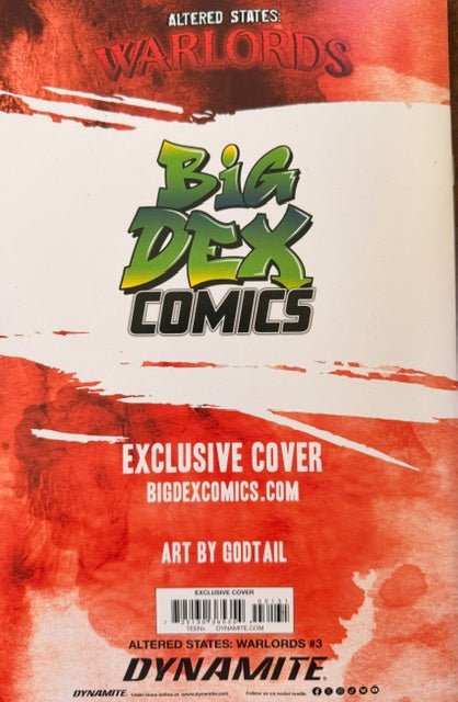 Altered States Warlords #3 GODTAIL Fan Expo Dallas Exclusive Exclusive Virgin Variants - FURYCOMIX