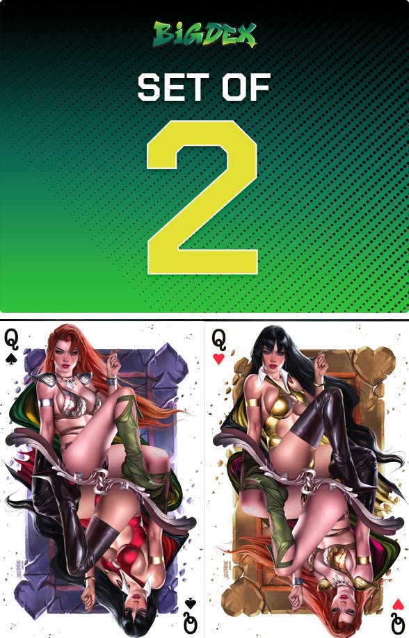 Altered States Warlords #4 - JOSH BURNS Big Dex NYCC Exclusive Playing Card Virgin Variants LTD 500 (PRE-ORDER) - FURYCOMIX