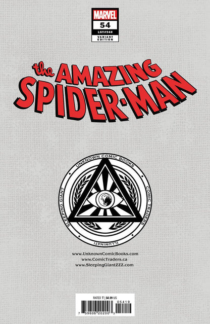 Amazing Spider - Man 54 Unknown Comics Saowee Virgin Exclusive Var (07/31/2024) - FURYCOMIX