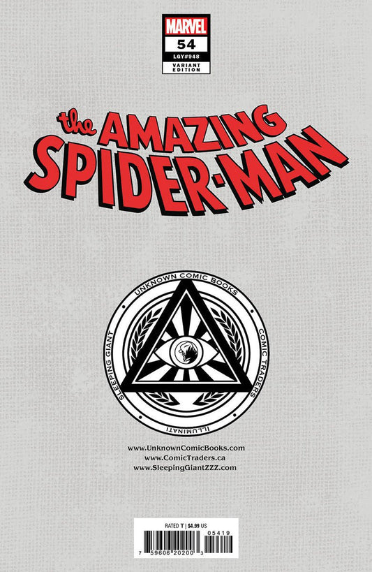 Amazing Spider - Man 54 Unknown Comics Saowee Virgin Exclusive Var (07/31/2024) - FURYCOMIX