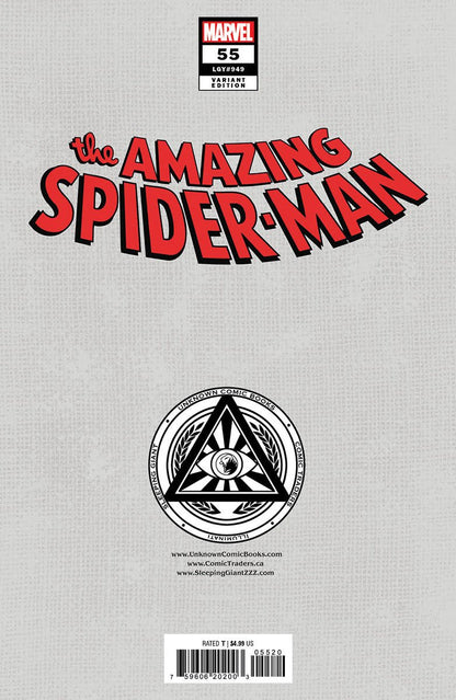 Amazing Spider - Man 55 Unknown Comics Ejikure Exclusive Var (08/14/2024) - FURYCOMIX