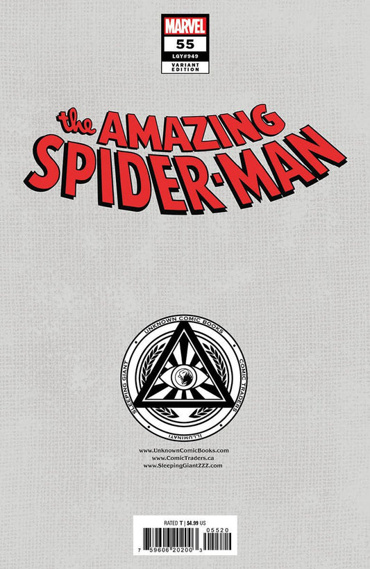 Amazing Spider - Man 55 Unknown Comics Ejikure Exclusive Var (08/14/2024) - FURYCOMIX