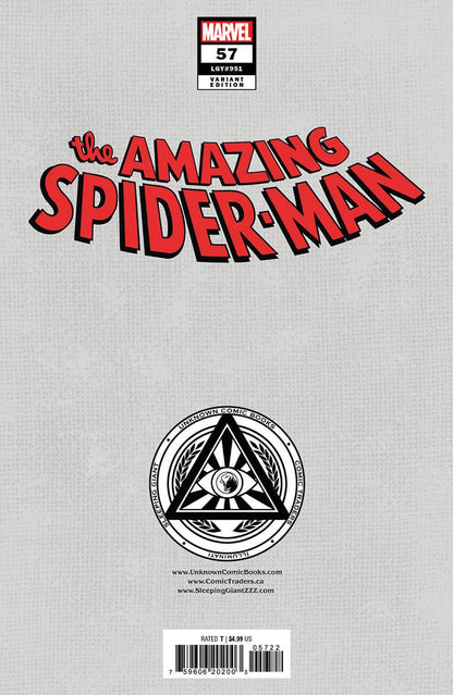 Amazing Spider - Man 57 Unknown Comics Sabine Rich Exclusive Var (09/11/2024) - FURYCOMIX