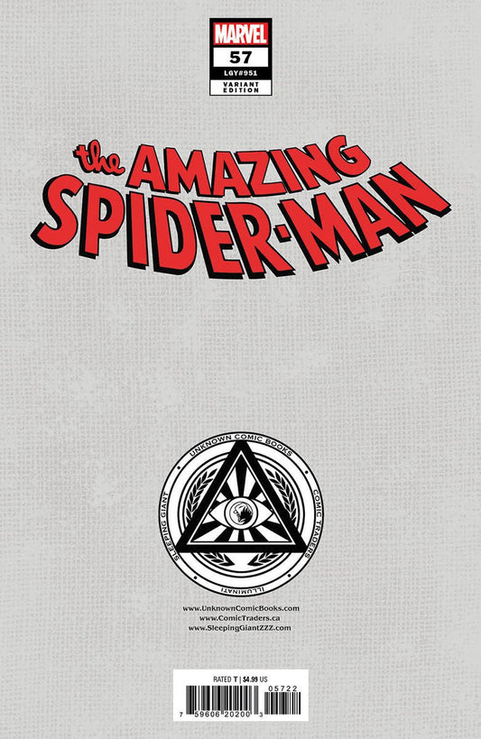 Amazing Spider - Man 57 Unknown Comics Sabine Rich Exclusive Var (09/11/2024) - FURYCOMIX