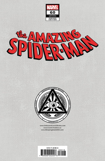 Amazing Spider - Man 60 Unknown Comics Gabriele Dell'Otto Exclusive Var (10/30/2024) - FURYCOMIX