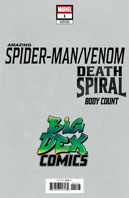 Amazing Spider-Man/Venom Death Spiral: Body Count #1 GODTAIL Exclusive Virgin Variant