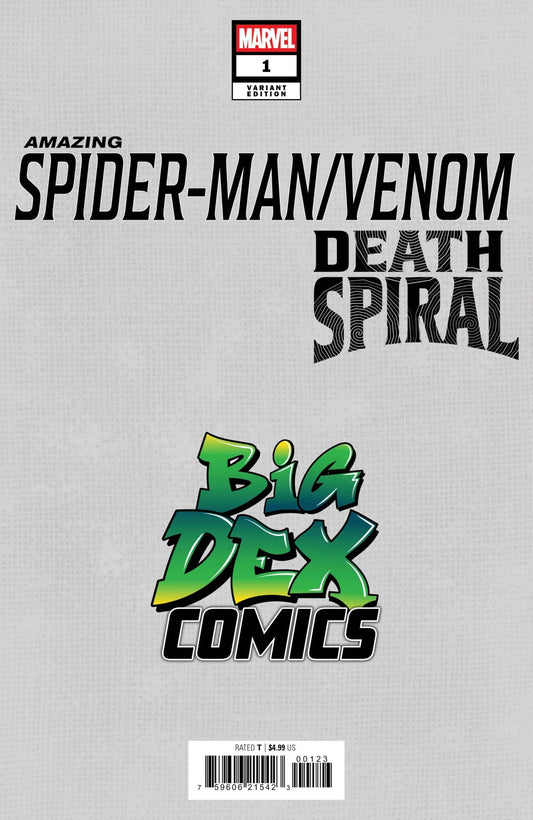 Amazing Spider-Man/Venom Death Spiral #1 LUCIO PARRILLO Big Dex Comics MegaCon Exclusive Virgin/Trade Set - FURYCOMIX