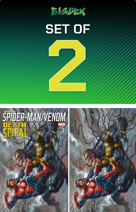 Amazing Spider-Man/Venom Death Spiral #1 LUCIO PARRILLO Big Dex Comics MegaCon Exclusive Virgin/Trade Set - FURYCOMIX