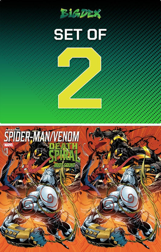 Amazing Spider-Man/Venom Death Spiral: Body Count #1 GODTAIL Trade/Virgin Set of 2 - FURYCOMIX