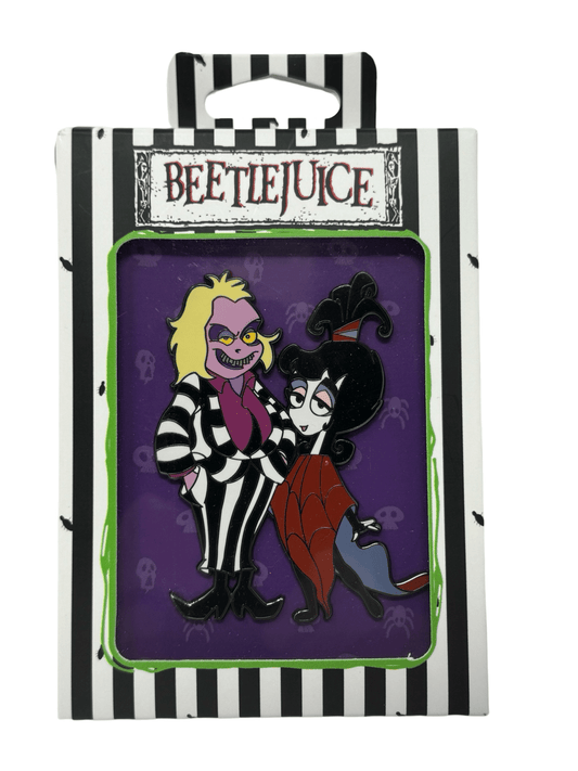 Animated Beetlejuice 3” Collector Box Pin Comic Spot / Unknown Comics Exclusive (09/25/024) - FURYCOMIX