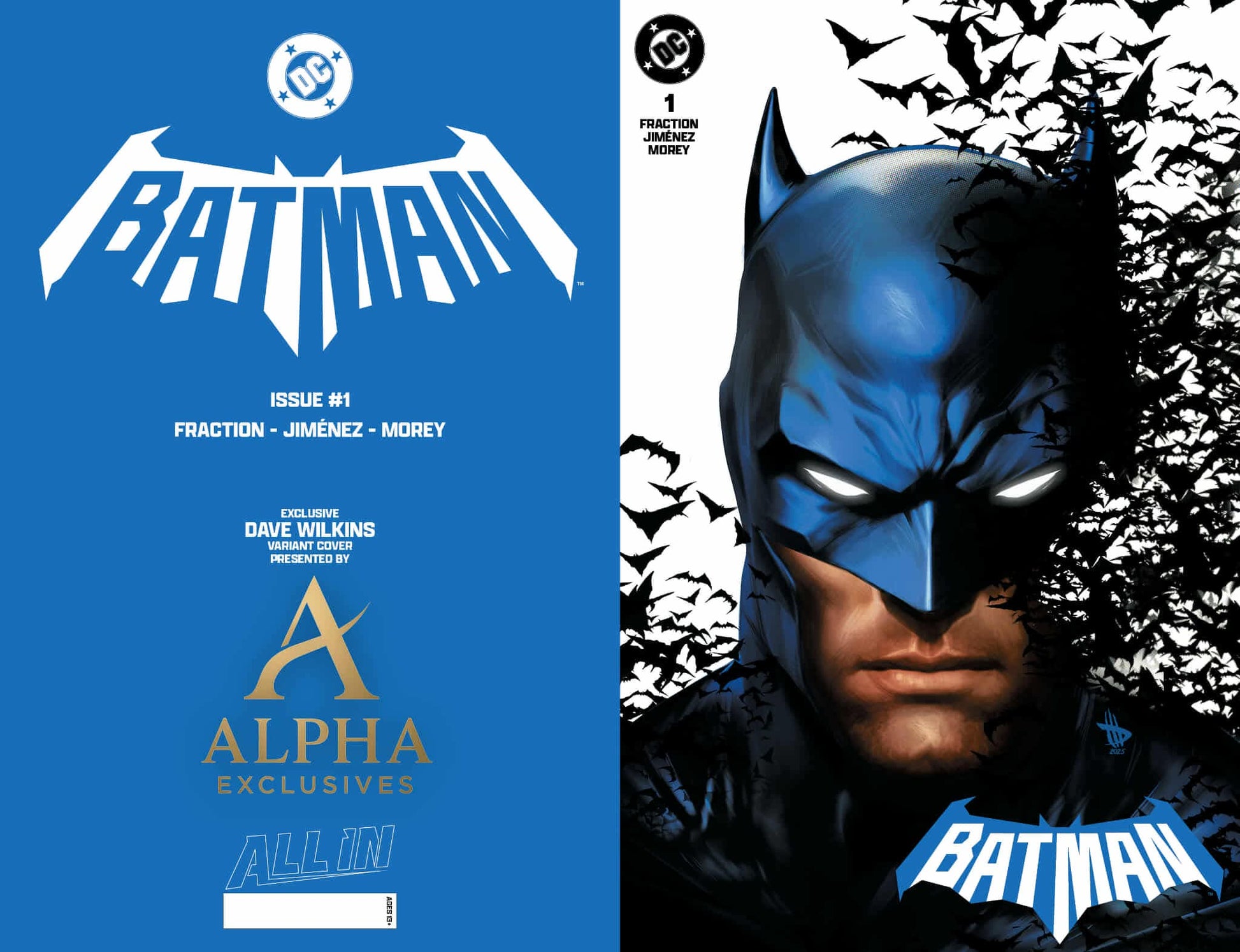 Batman 1 Black Saber Exclusive by Dave Wikins - FURYCOMIX