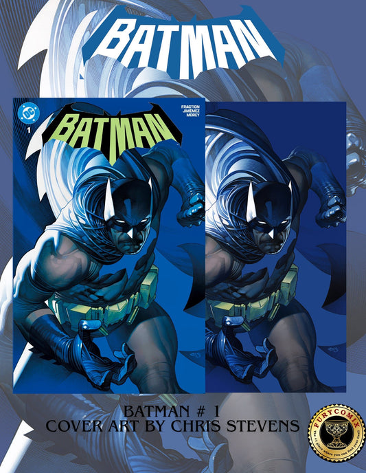 BATMAN  1 CHRIS STEVENS EXCLUSIVE SET - FURYCOMIX