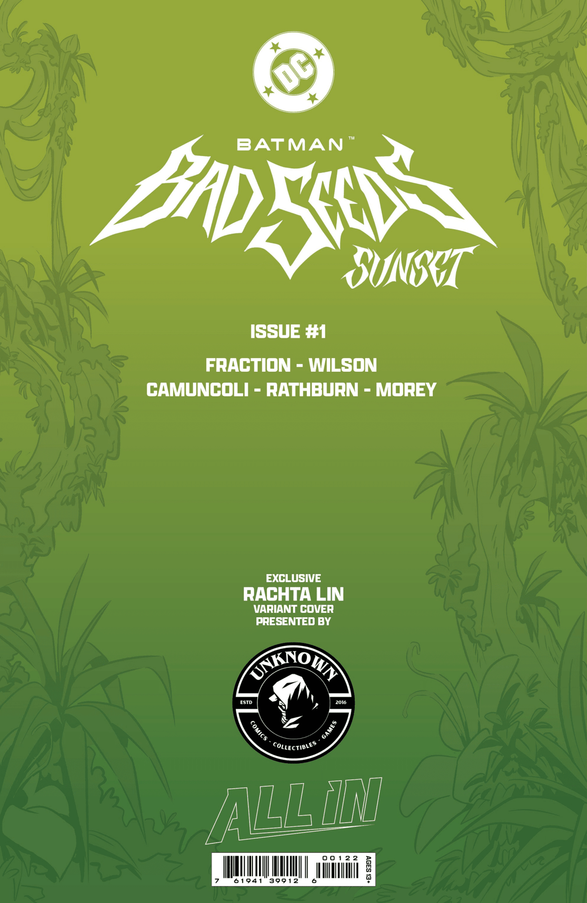 BATMAN BAD SEEDS SUNSET 1 RACHTA LIN EXCLUSIVE VAR (08/26/2026) - FURYCOMIX