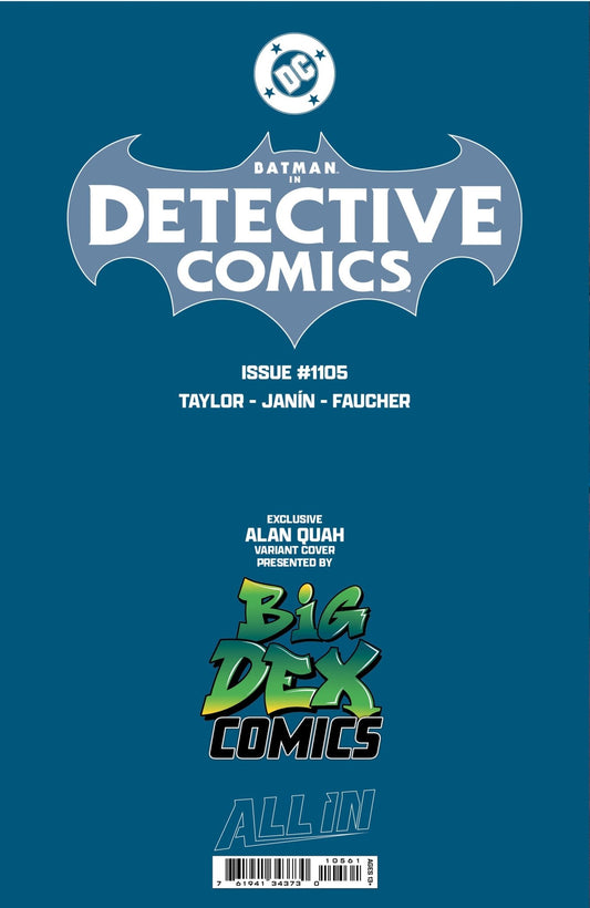 Batman Detective Comics #1105 ALAN QUAH Exclusive Virgin Variant - FURYCOMIX
