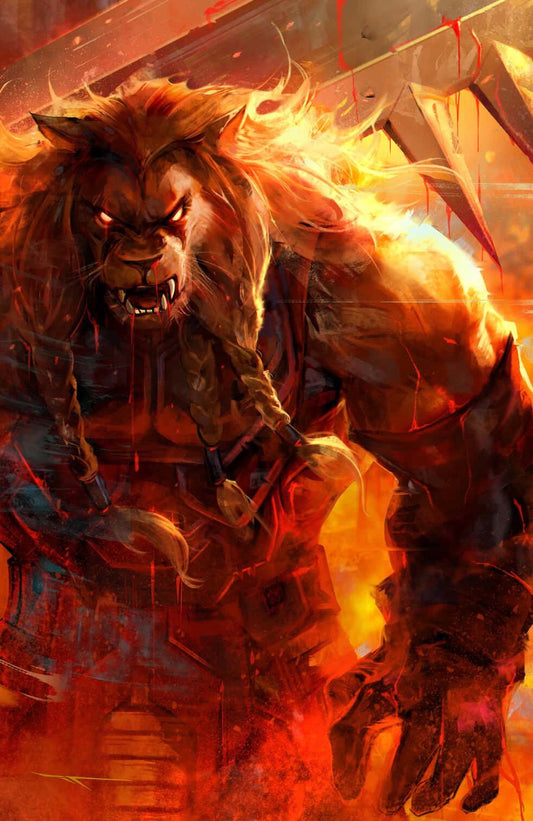 Battle Beast 4 Virgin Foil Cover by Ivan Tao - FURYCOMIX