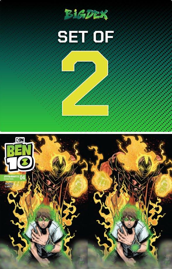 Ben 10 #4 JONATHAN URIBE Big Dex Comics Exclusive Variants Ldt 500! - FURYCOMIX