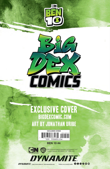 Ben 10 #4 JONATHAN URIBE Big Dex Comics Exclusive Variants Ldt 500! - FURYCOMIX