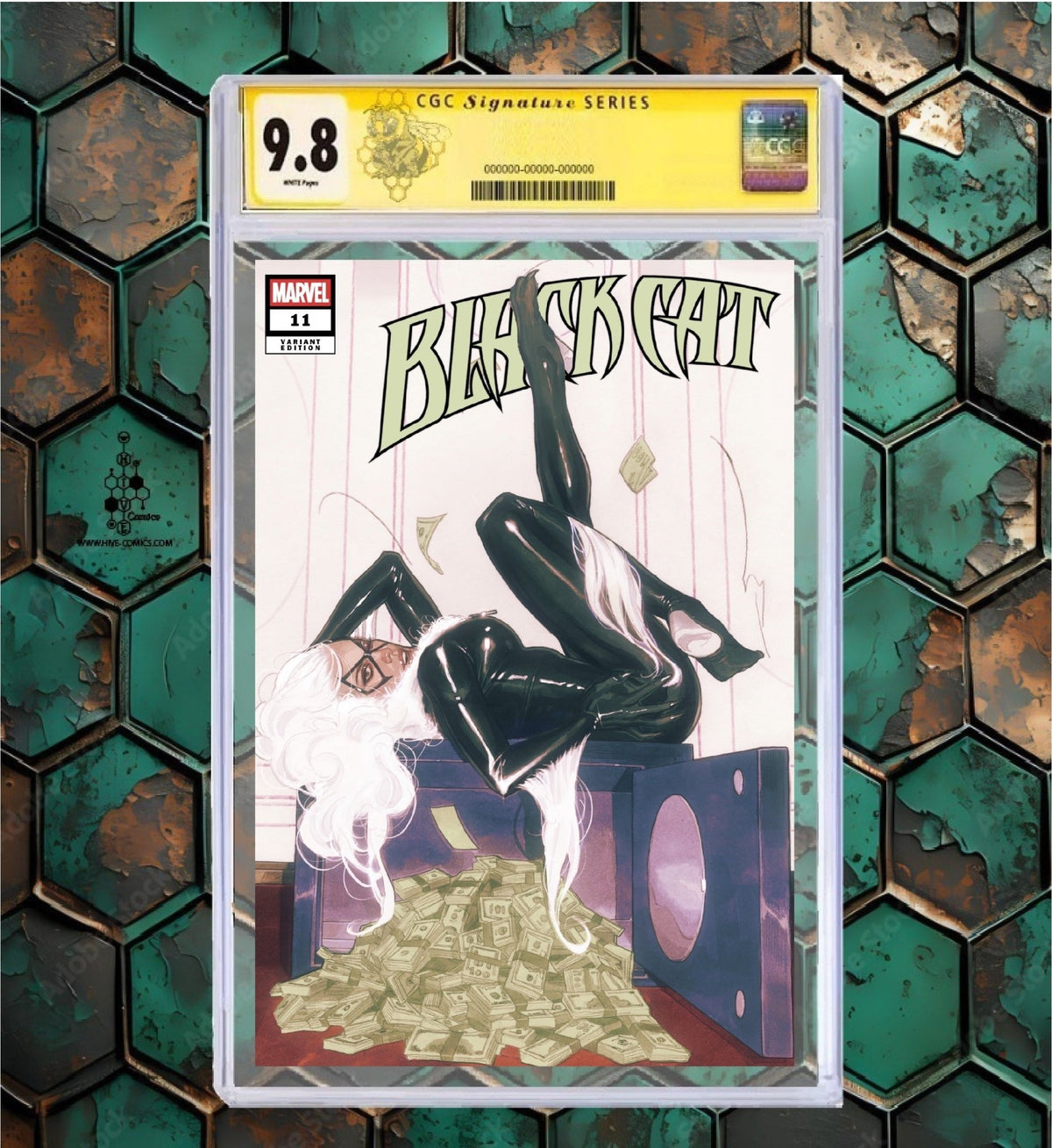 Black Cat 11 Swayart Heroes Comic Con Exclusive - FURYCOMIX