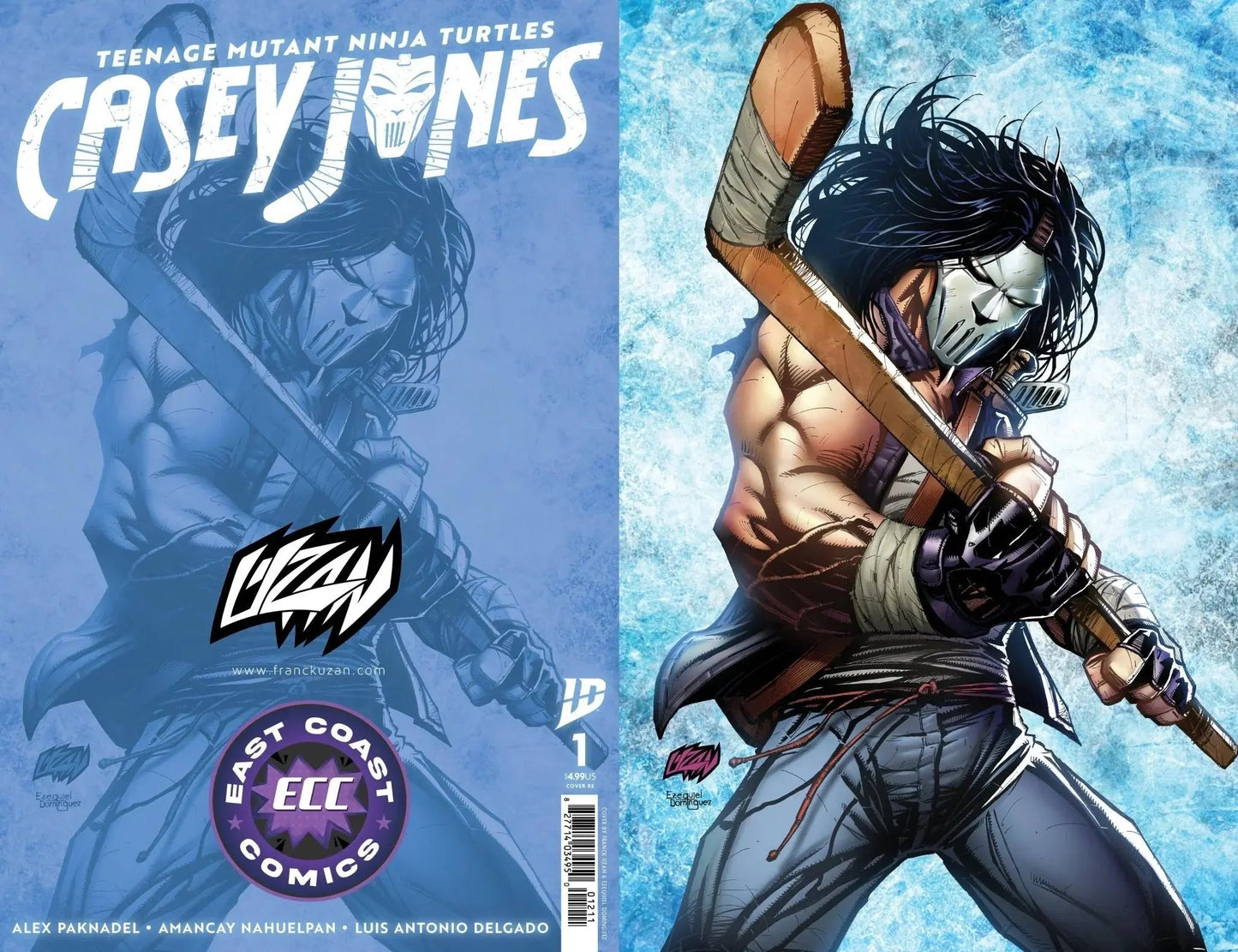 Casey Jones 1 - ECC Exclusive Franck Uzan Virgin Variant - FURYCOMIX