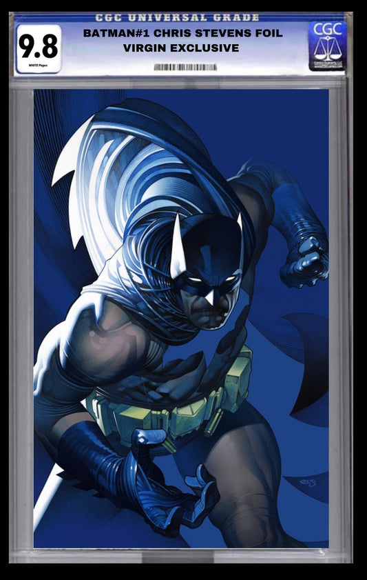 CGC 9.8 BATMAN  1 CHRIS STEVENS FOIL EXCLUSIVE - FURYCOMIX