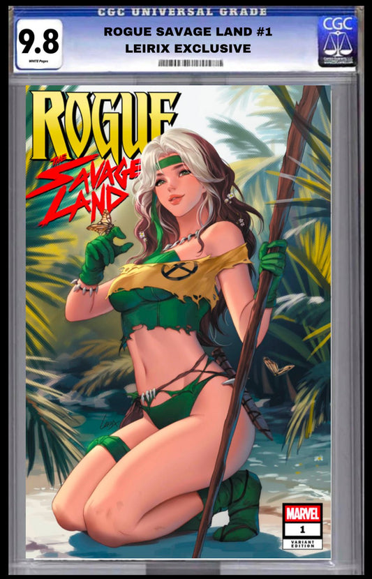 CGC 9.8 ROGUE SAVAGE LAND # 1 MEGACON LEIRIX EXCLUSIVE VARIANT - FURYCOMIX