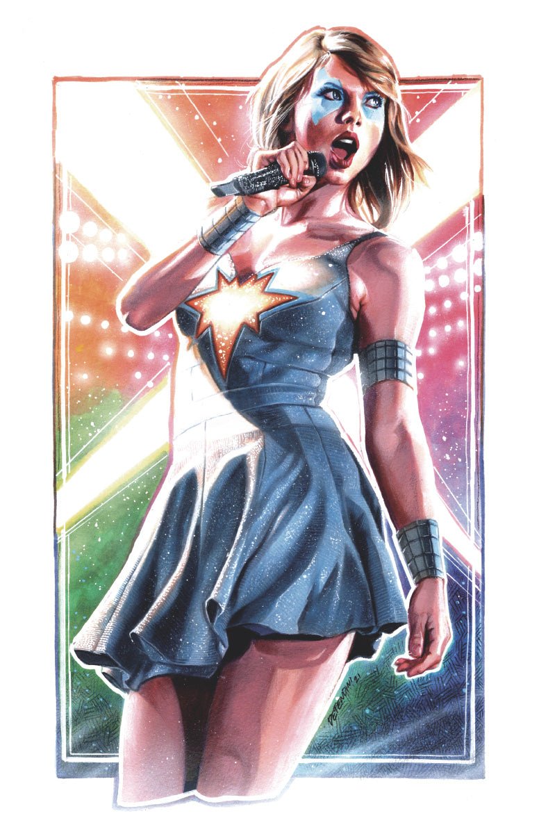 [CHROME] FEMALE FORCE TAYLOR SWIFT UNKNOWN COMICS STEVEN DEFENDINI EXCLUSIVE VIRGIN VAR (03/27/2024) - FURYCOMIX