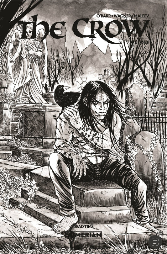 Crow Dead time 1 Black Saber Comics Exclusive by Jason Flowers - FURYCOMIX