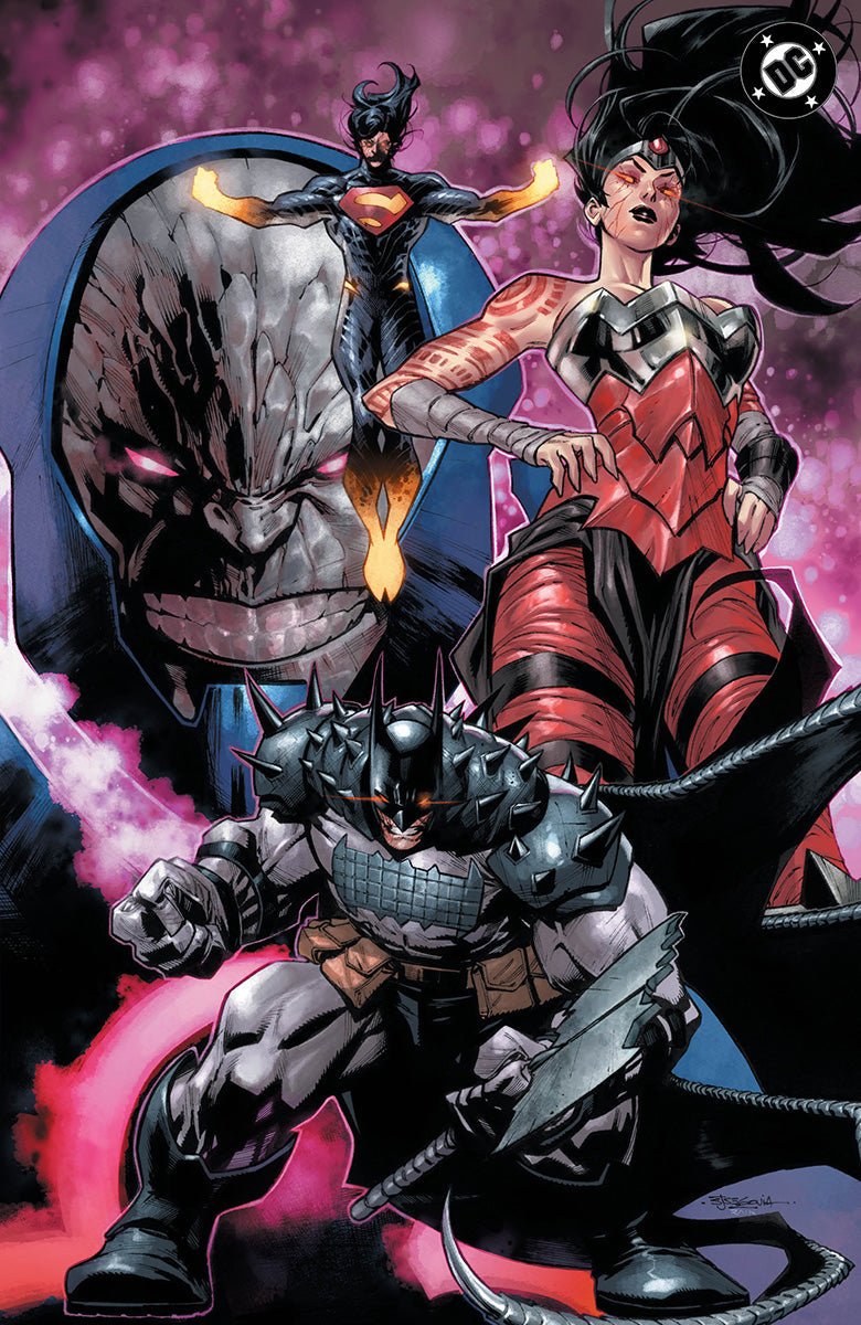 DC ALL IN SAGA: DARKSEID VS. THE WORLD #1 STEPHEN SEGOVIA EXCLUSIVE VIRGIN VAR (10/28/2026) - FURYCOMIX