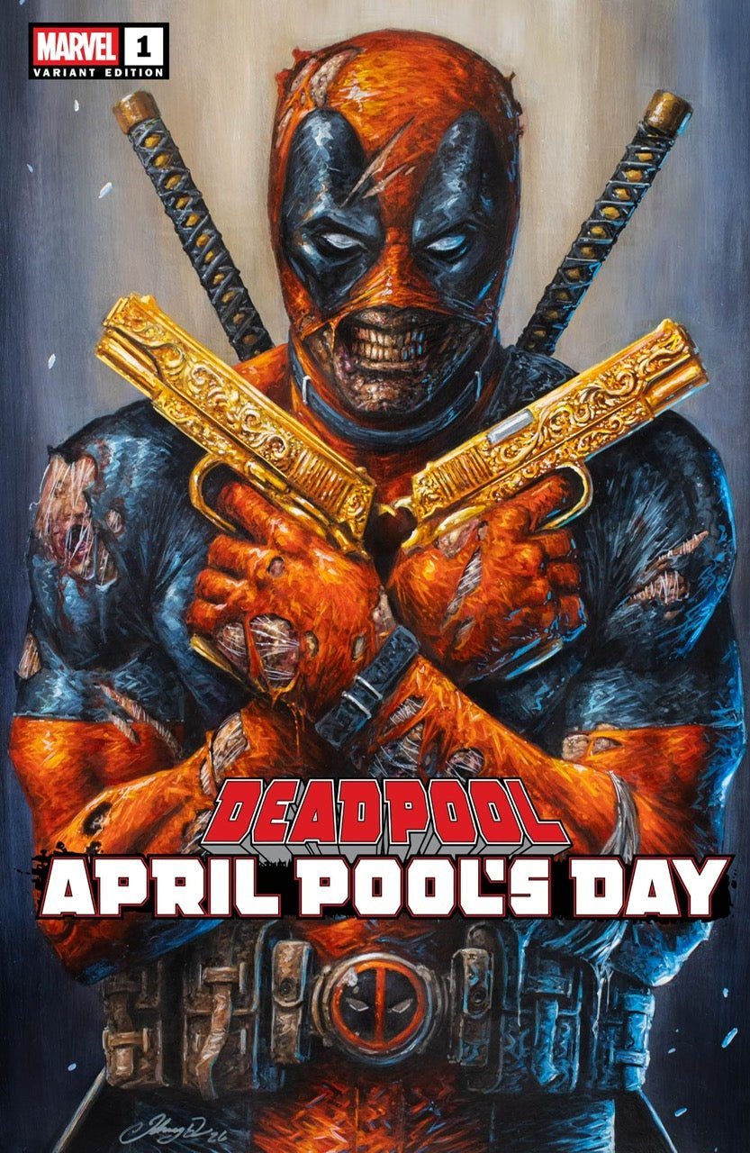 DEADPOOL APRIL POOL'S DAY #1 - JOHNNY DESJARDINS Big Dex Exclusive Trade Dress - FURYCOMIX
