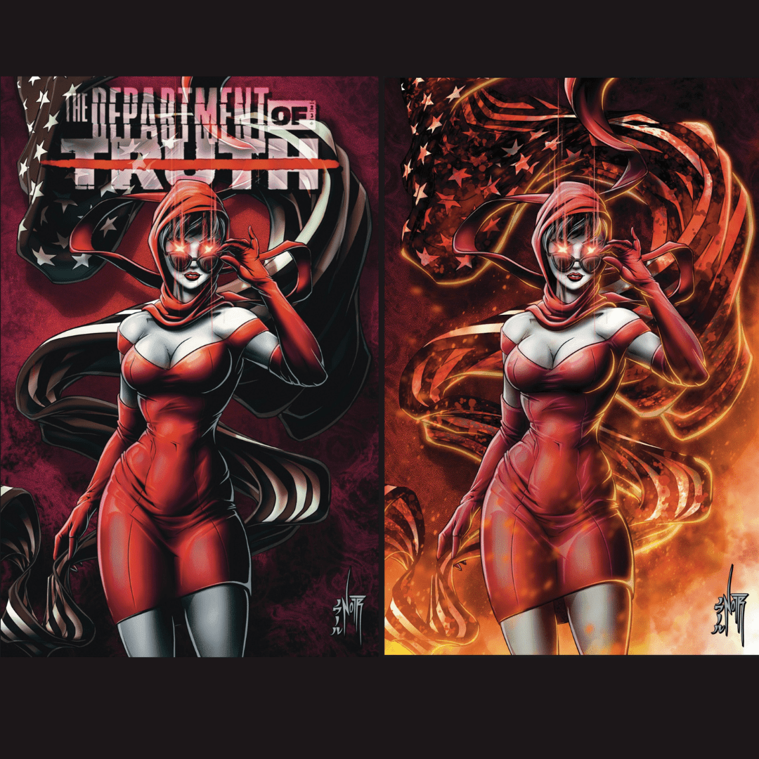 DEPARTMENT OF TRUTH 27 - VIRGIN FOIL & TRADE - 2 BOOK BUNDLE - FURYCOMIX