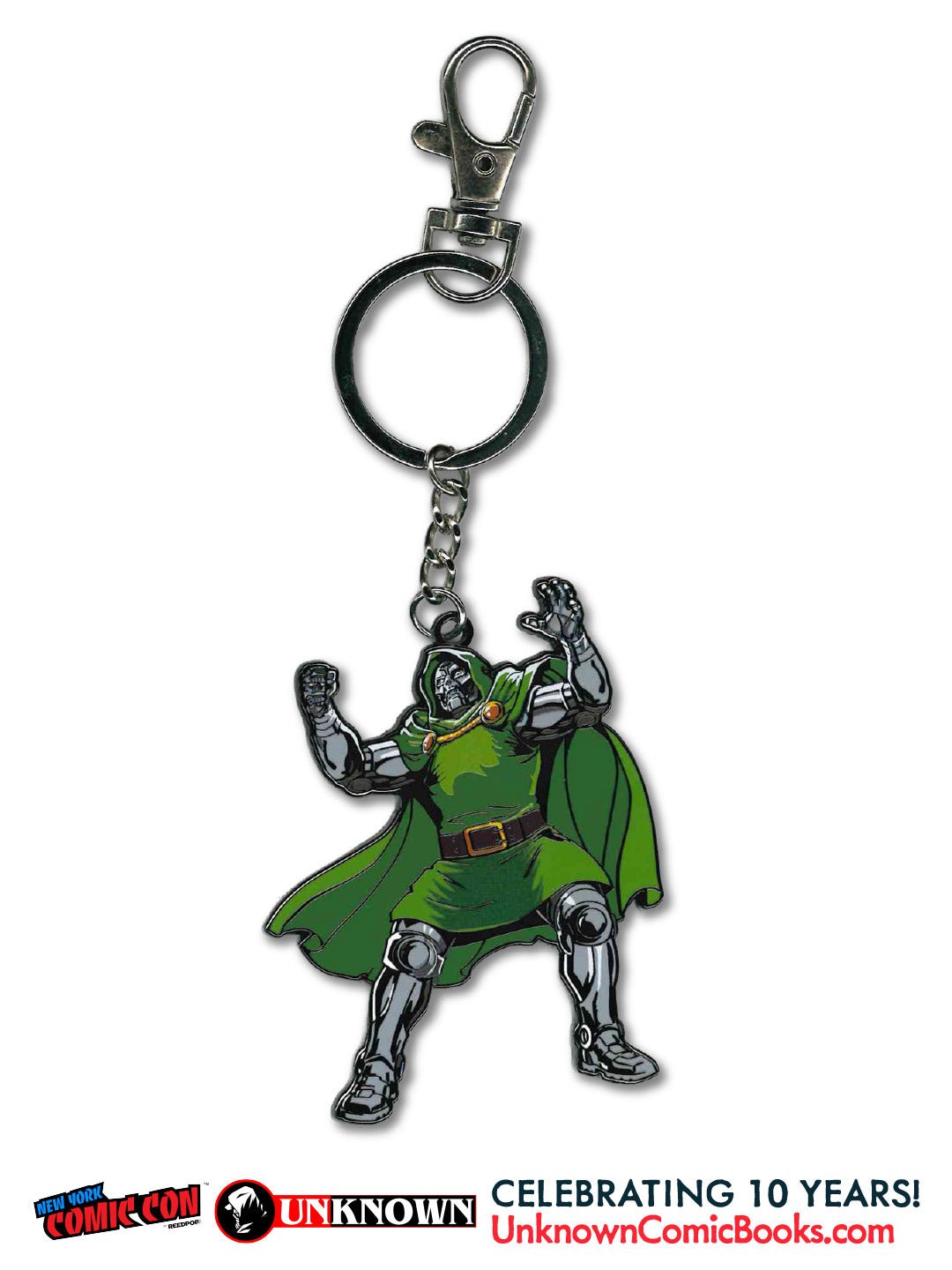 Doctor Doom Keychain NYCC 2026 | Unknown Comic Books Exclusive (10/28/2026) - FURYCOMIX