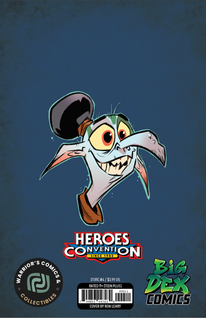 D'Orc #4 RON LEARY Big Dex Comics HeroesCon Exclusive Virgin Variant