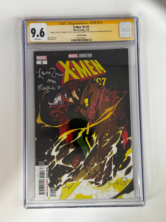 [DOUBLE SIGNED LENORE ZANN | AJ LOCASCIO] X - MEN '97 2 CGC 9.6 Yellow Label 2nd PTG Steve Espin Var - FURYCOMIX