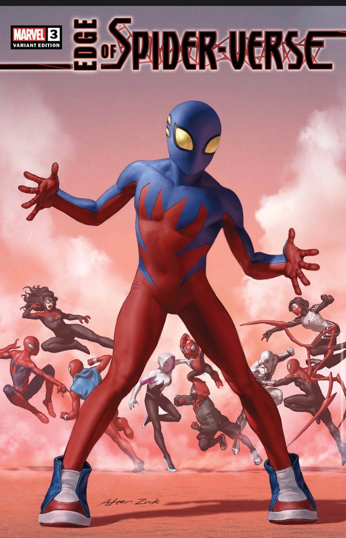 Edge of Spider - Verse 3 Spider - Boy - origin Black Saber Comics Exclusive Junggeun Yoon ltd 1200 copies - FURYCOMIX