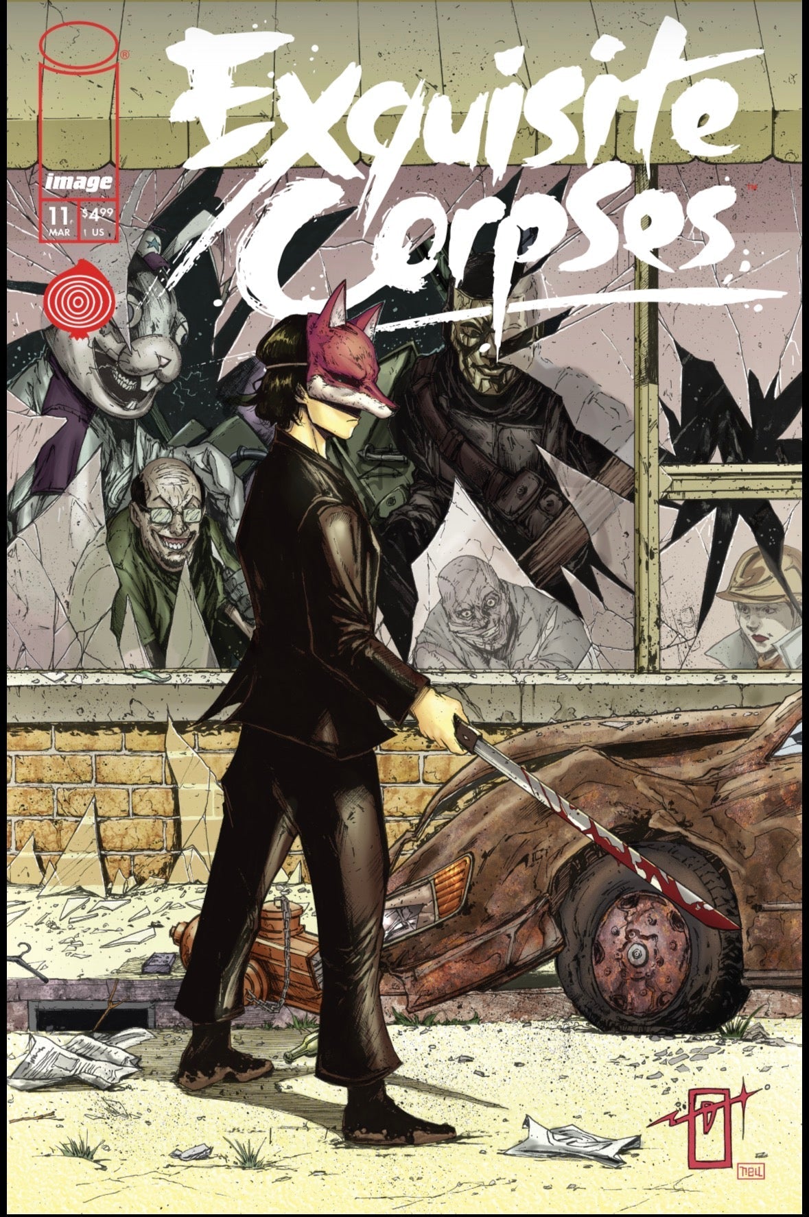 EXQUISITE CORPSES 11 Jonathan Uribe WALKING DEAD 1 HOMAGE "MEGACON EXCLUSIVE" - FURYCOMIX